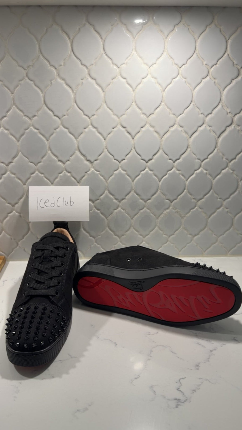 Christin Louboutin Junior spikes