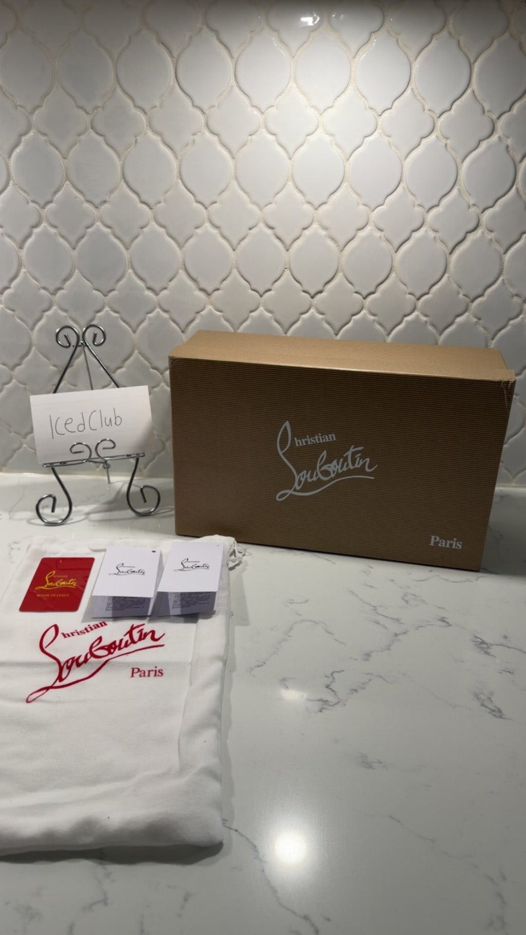 Christin Louboutin Junior spikes