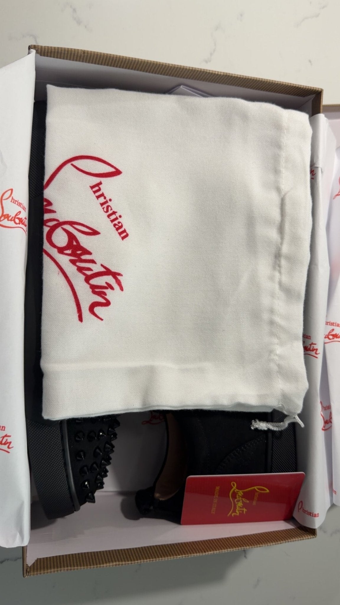 Christin Louboutin Junior spikes